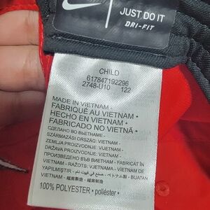 Nike Dri-FIT Red Child Athletic Top